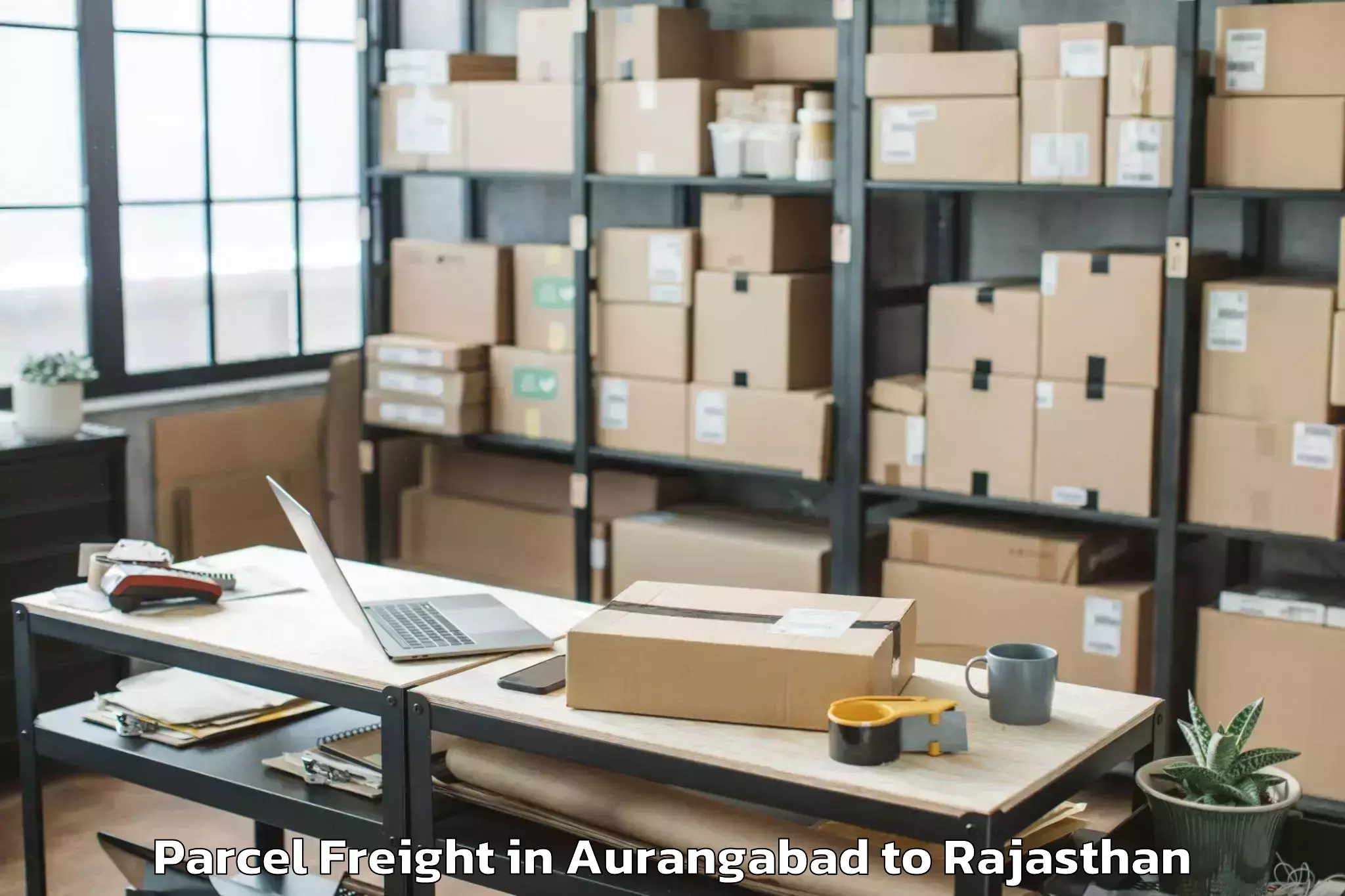 Get Aurangabad to Bari Sadri Parcel Freight